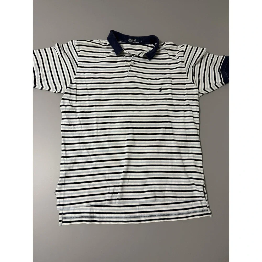 Polo by Ralph Lauren Striped Polo Shirt XL. P4